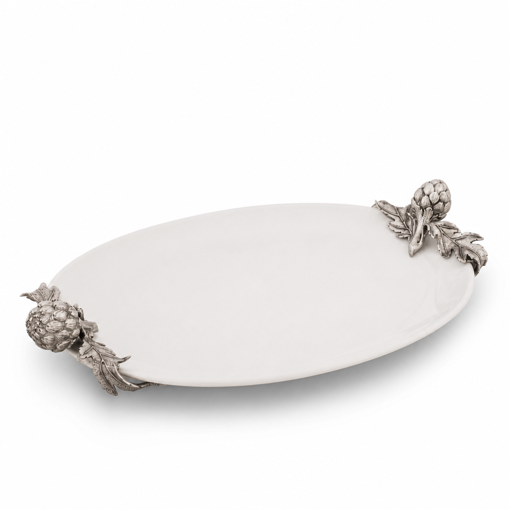 Artichoke Stoneware Deep Tray 10
