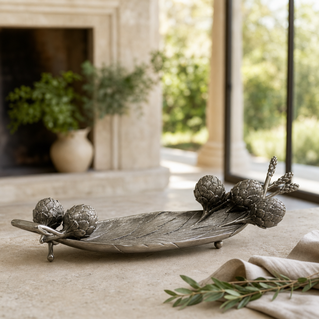 Artichoke Stoneware Tray 3