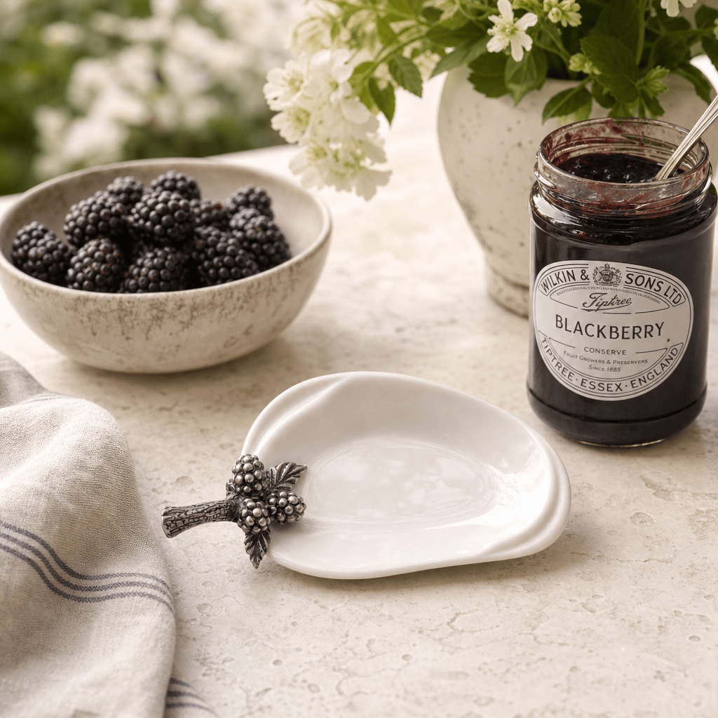 Blackberry Jam Server / Spoon Rest 8