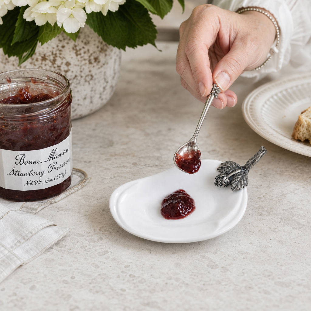 Strawberry Jam Server / Spoon Rest 6