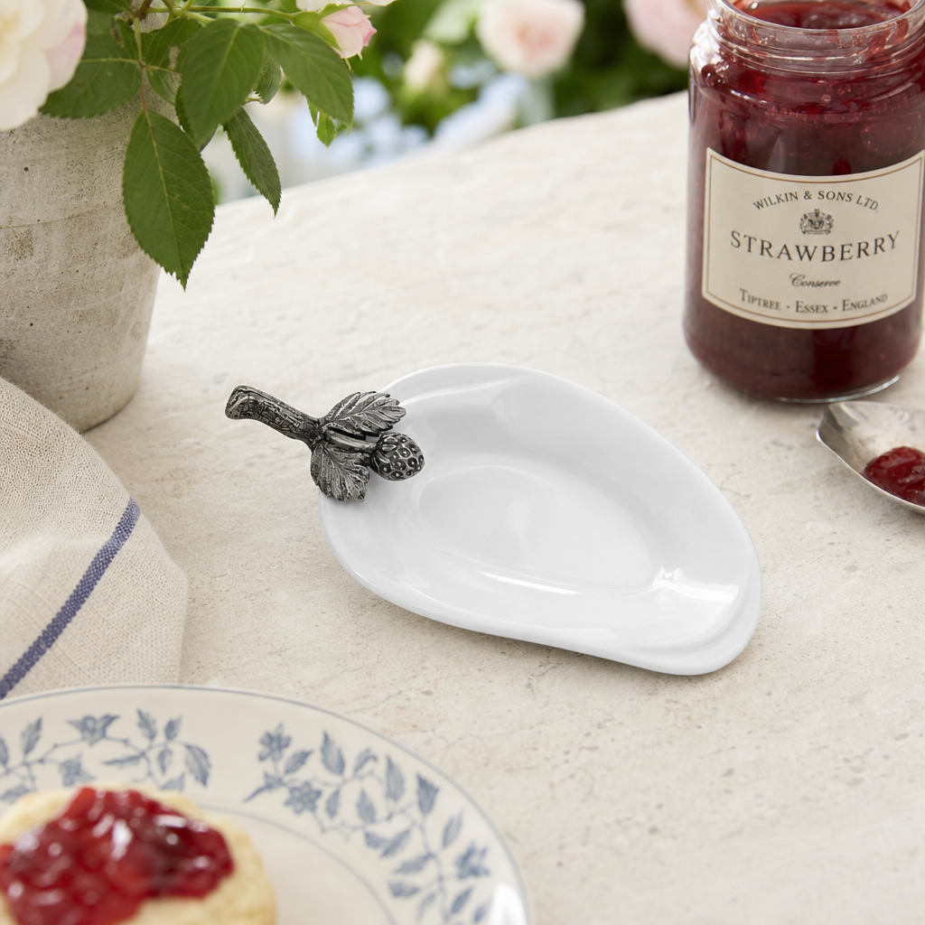 Strawberry Jam Server / Spoon Rest 8