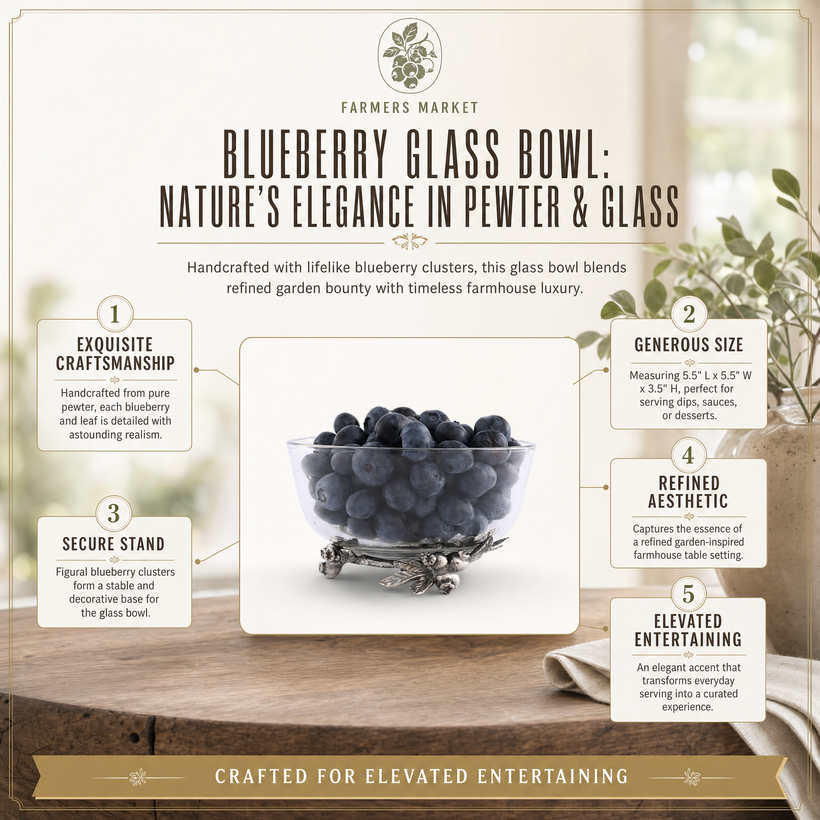 Blueberry Glass Bowl 9