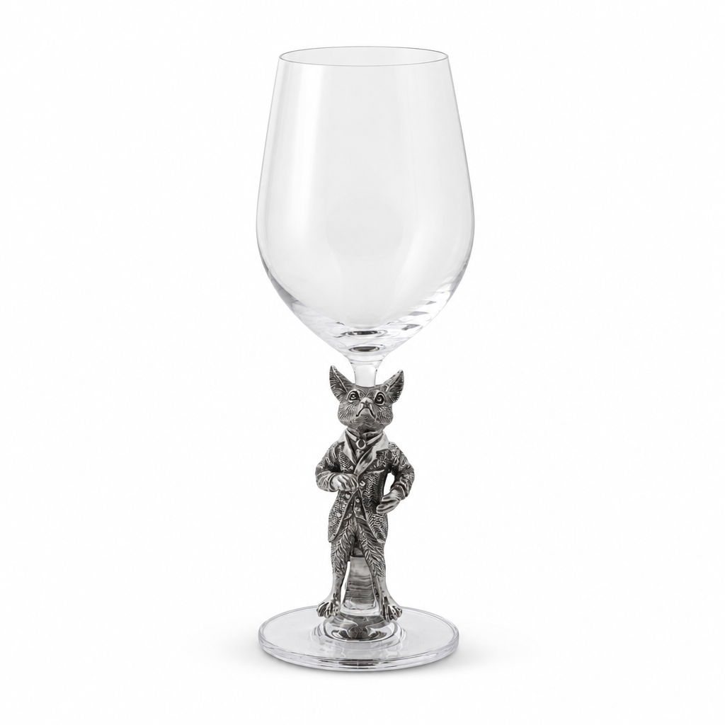 Hunting Dressed Fox Wine Glass 10