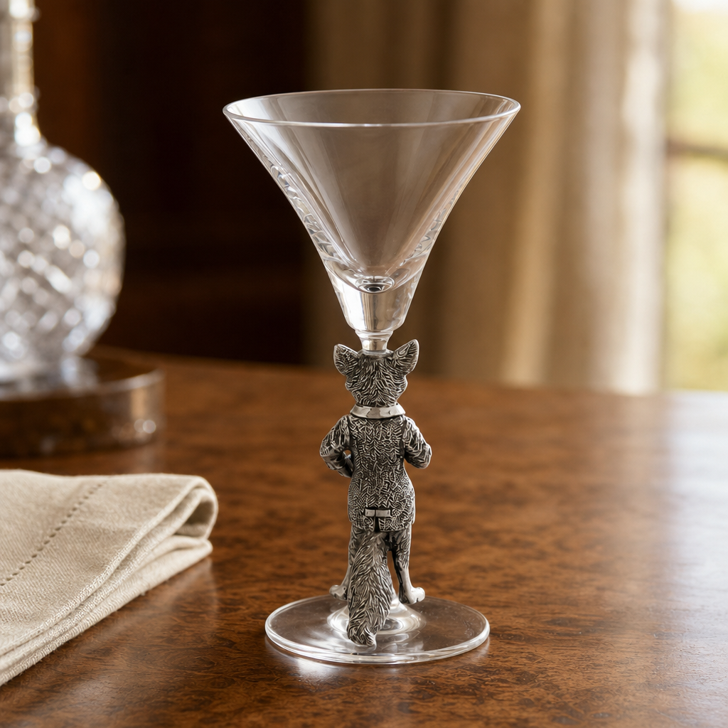 Hunting Dressed Fox Cocktail / Martini Glass 3