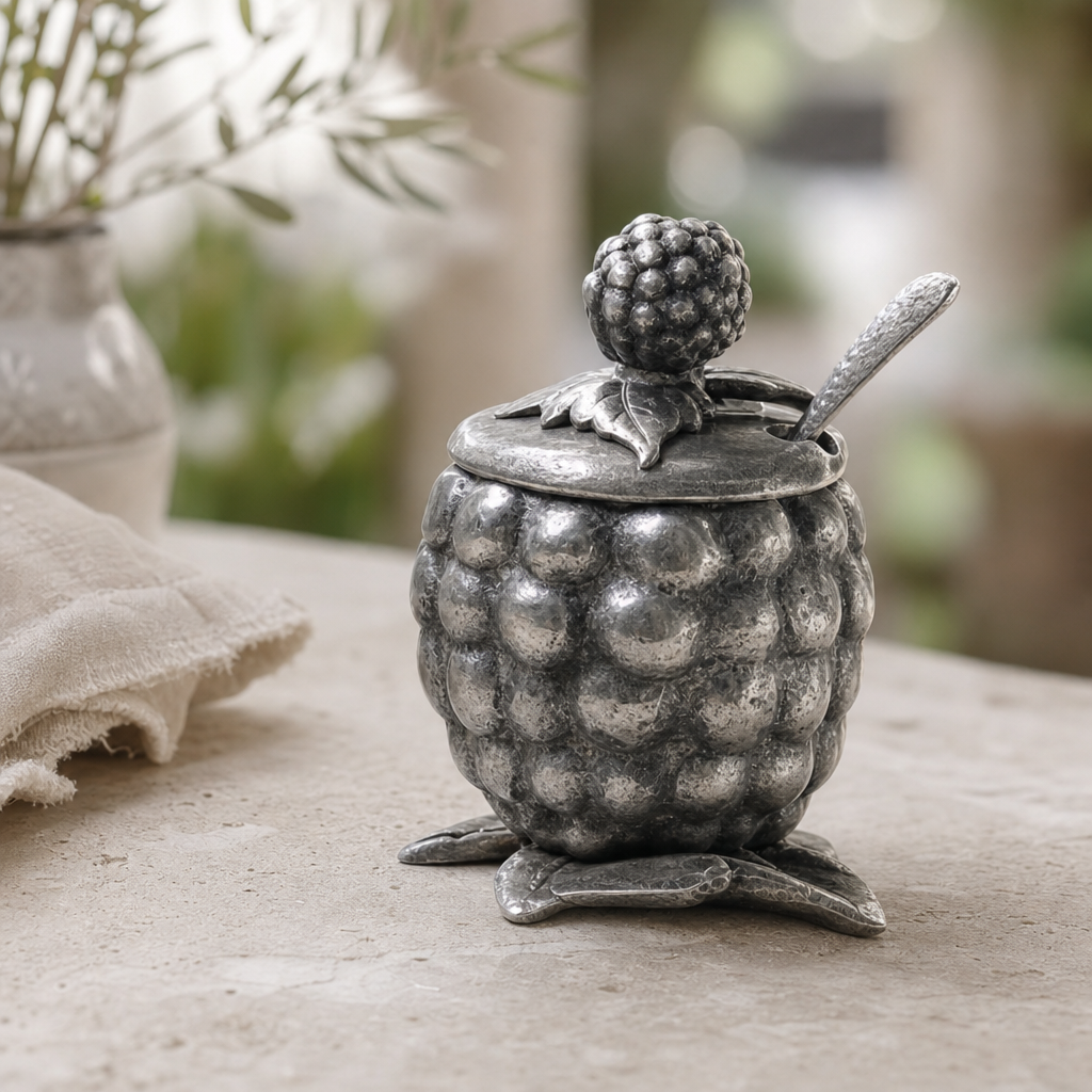 Blackberry Jam Jar with Spoon 4