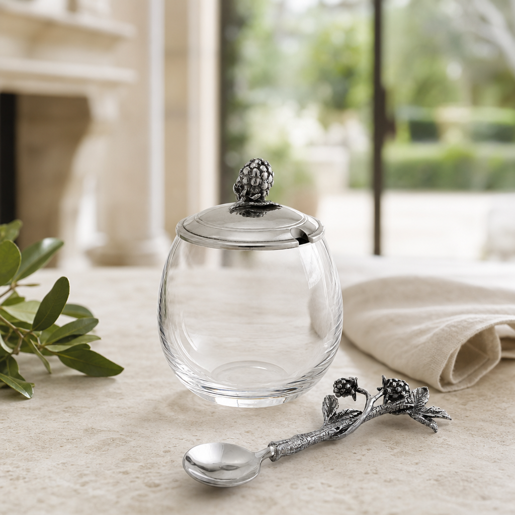 Blackberry Jam Jar with Spoon 3