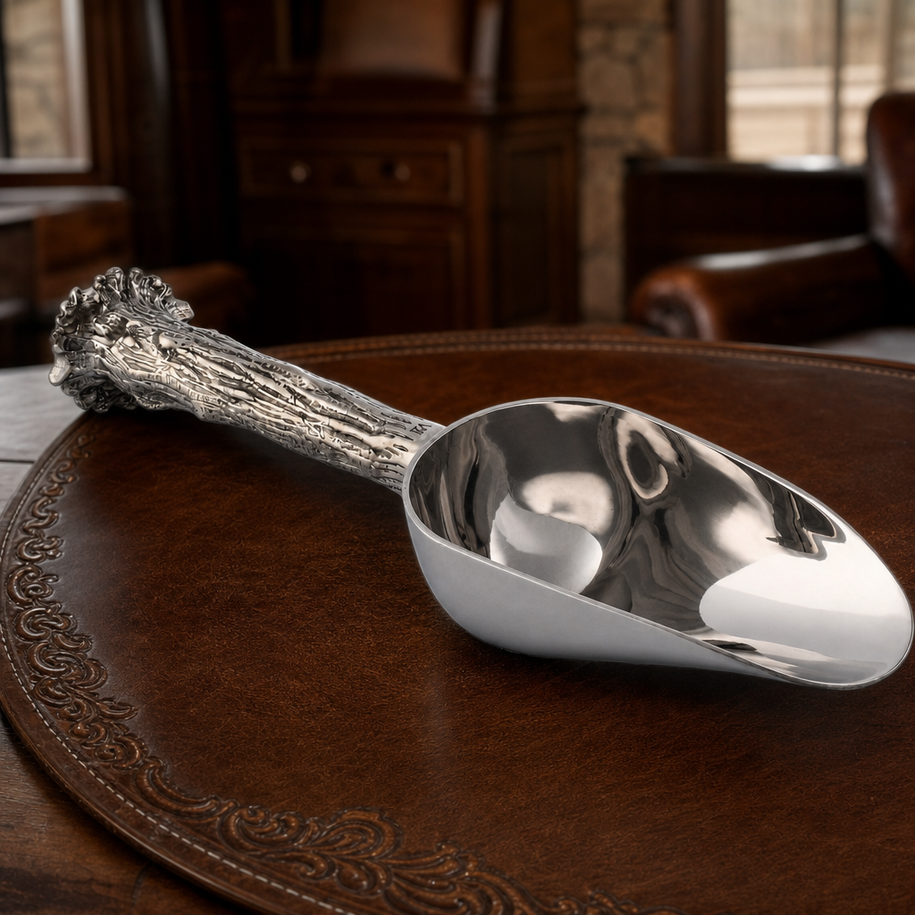 Pewter Antler Ice Scoop 6