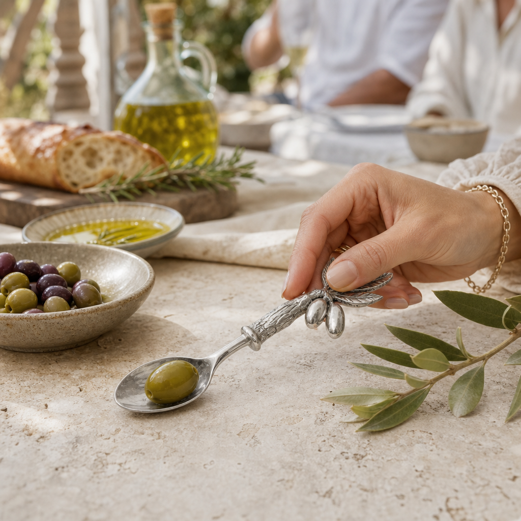 Olive Hors d oeuvre Spoon 4