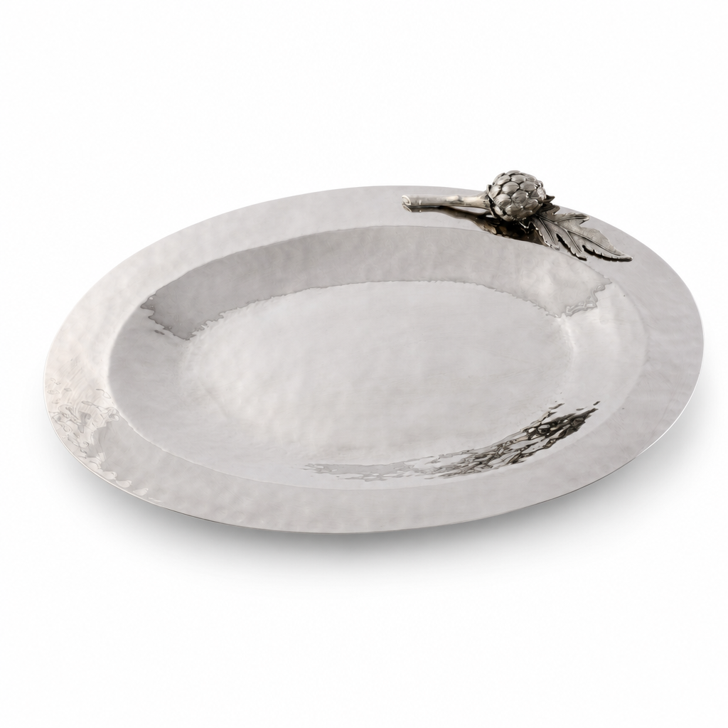 Artichoke Steel Serving Tray 10