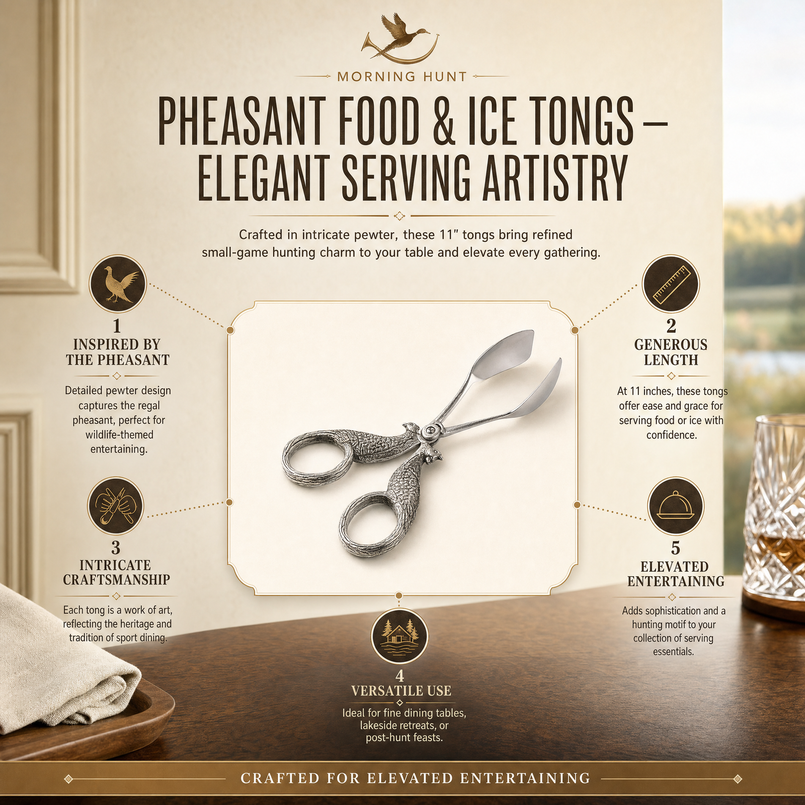 Pheasant Food / Ice Tongs 9