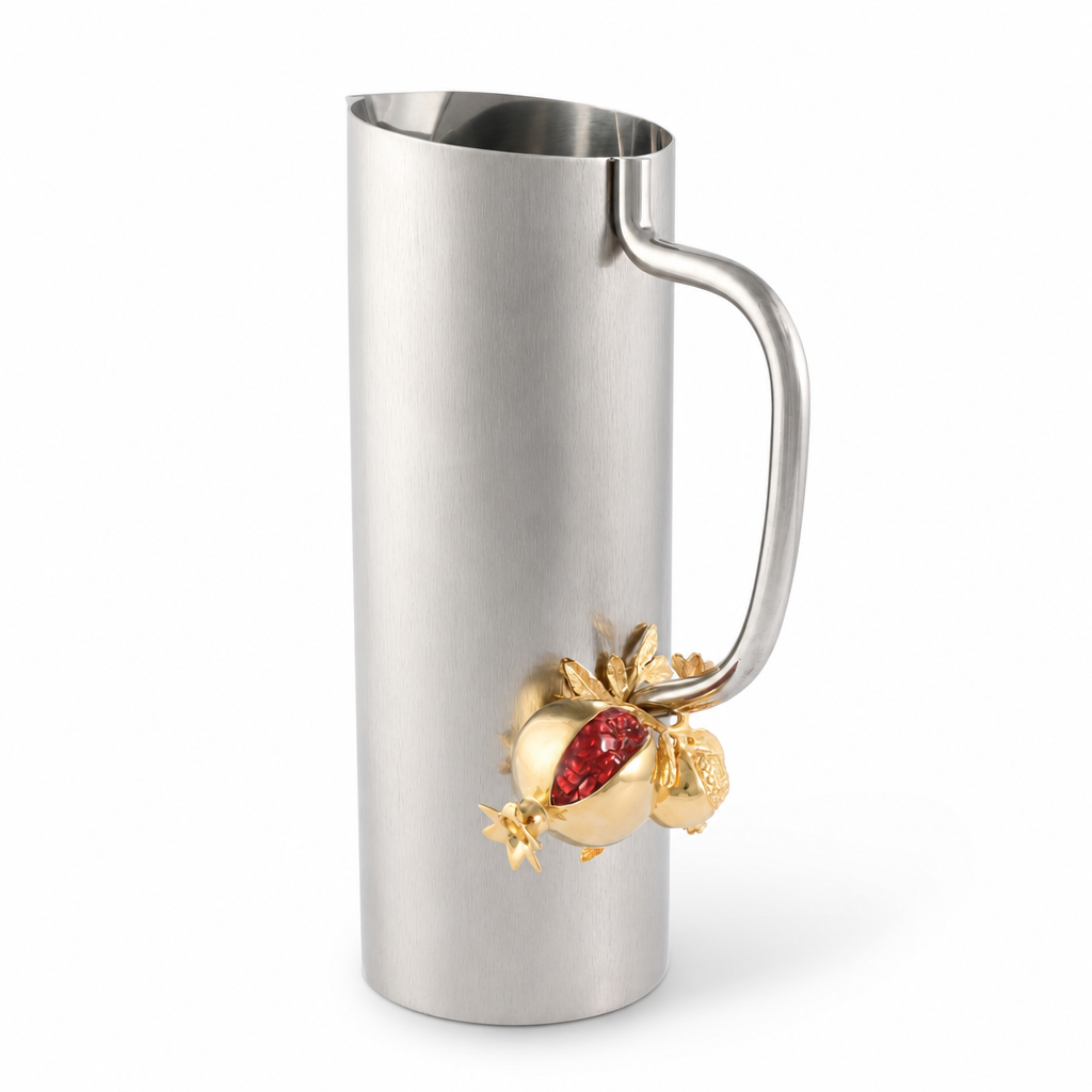 Gold Pomegranate Stainless Steel Pitcher 1