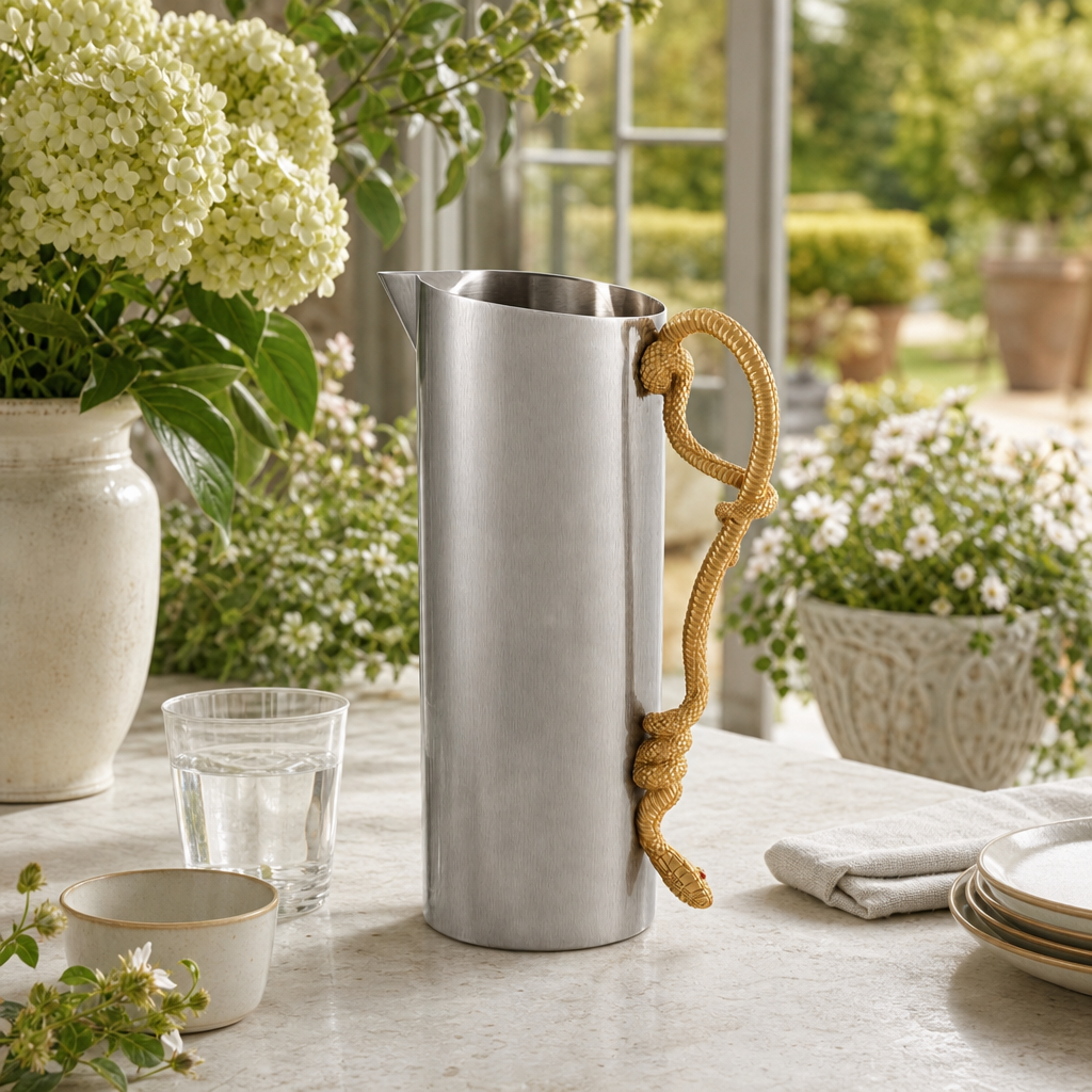Snake Stainless Steel Pitcher 4