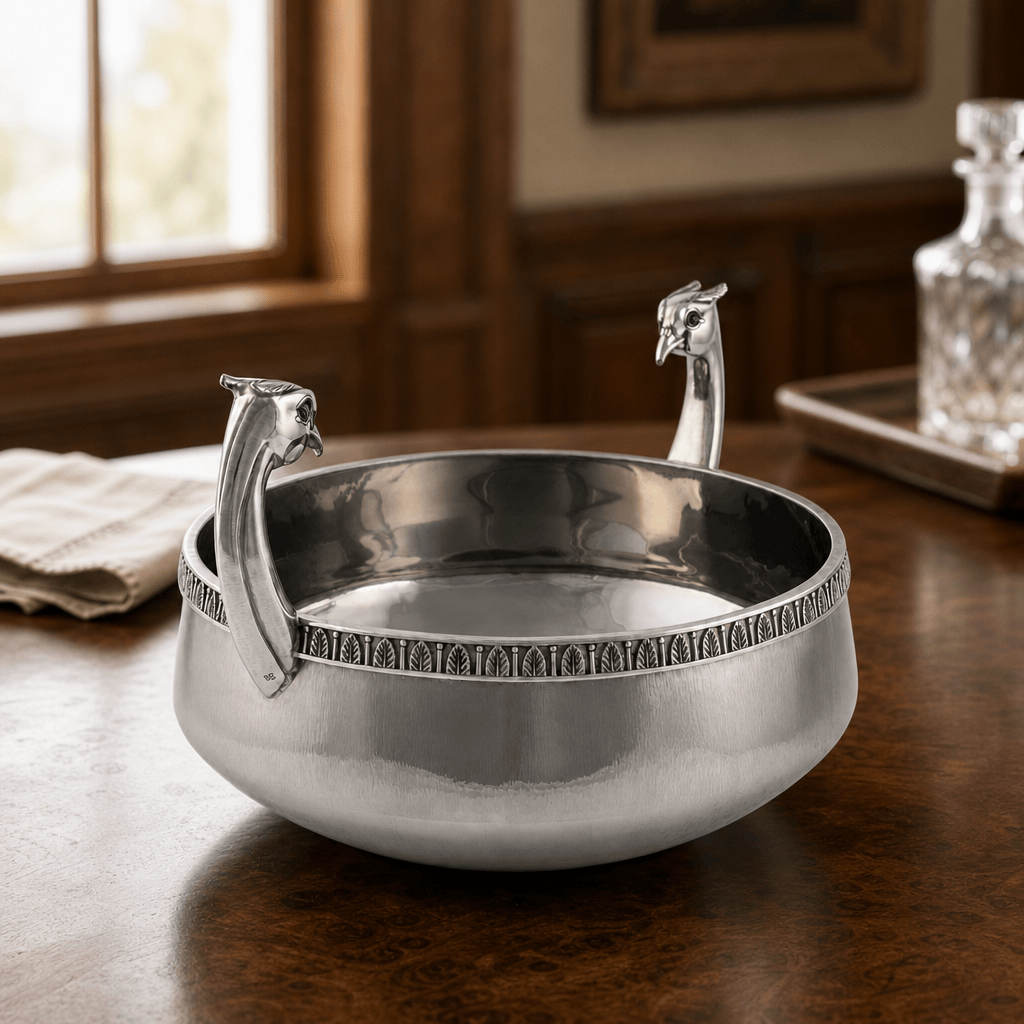Pheasant Stainless Steel Server Bowl 5