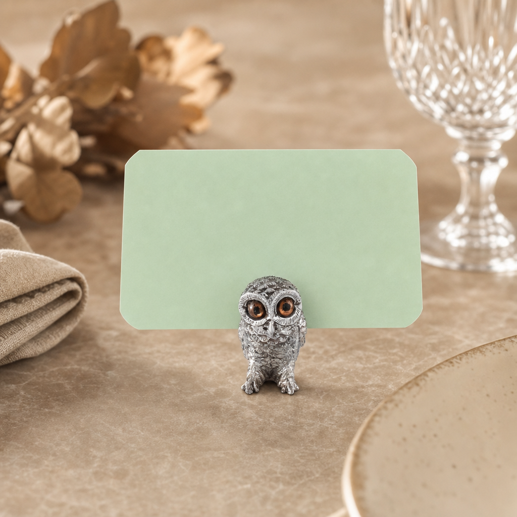 Owl Place Card Holder 2