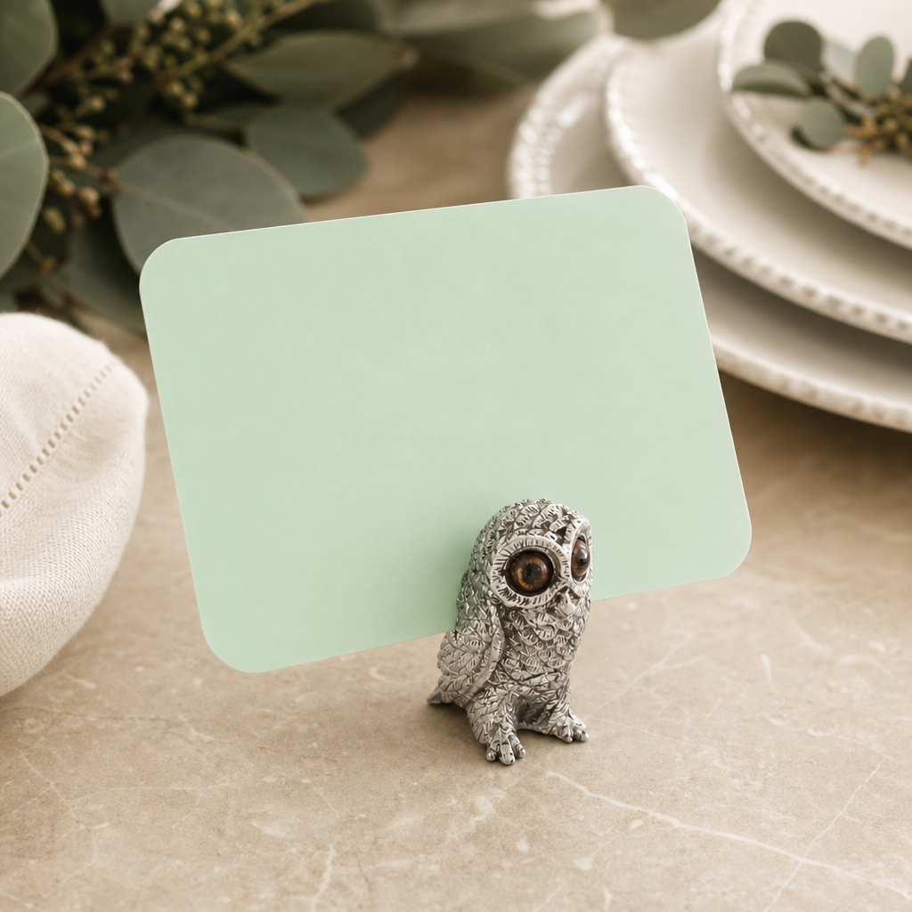 Owl Place Card Holder 3