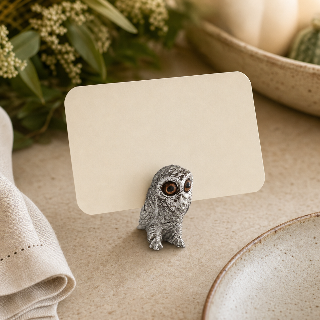 Owl Place Card Holder 3