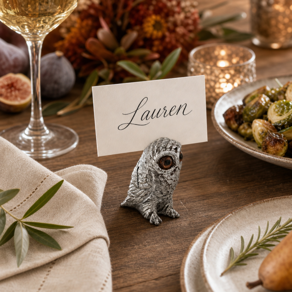 Owl Place Card Holder 7