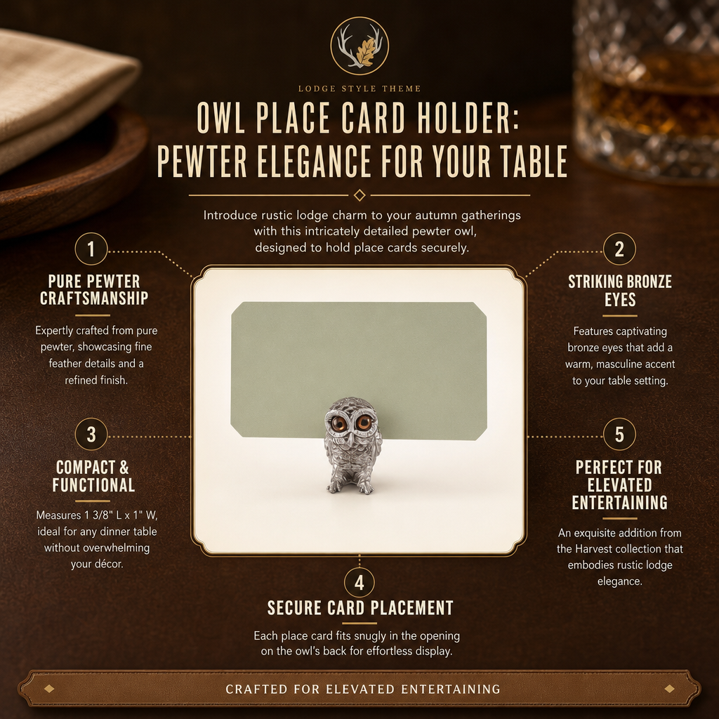 Owl Place Card Holder 11