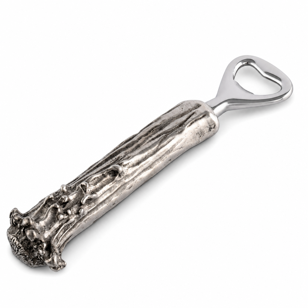 Pewter Antler Bottle Opener 1