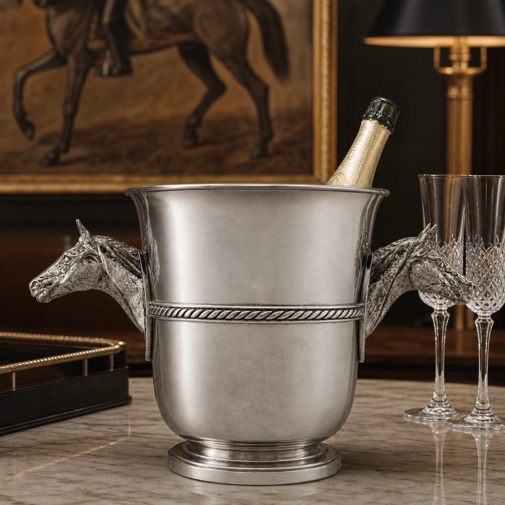 Horse Head Champagne Bucket 2