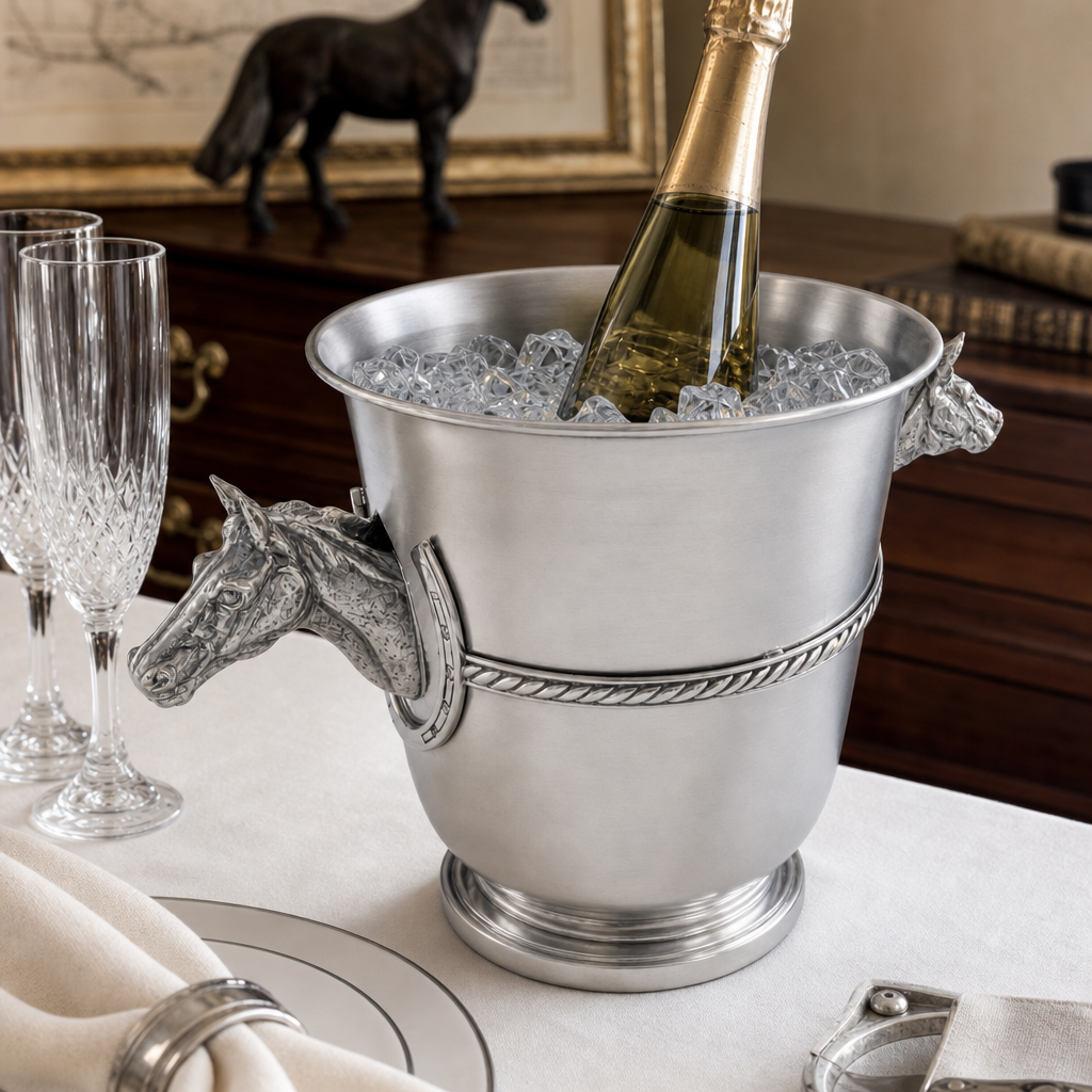 Horse Head Champagne Bucket 3