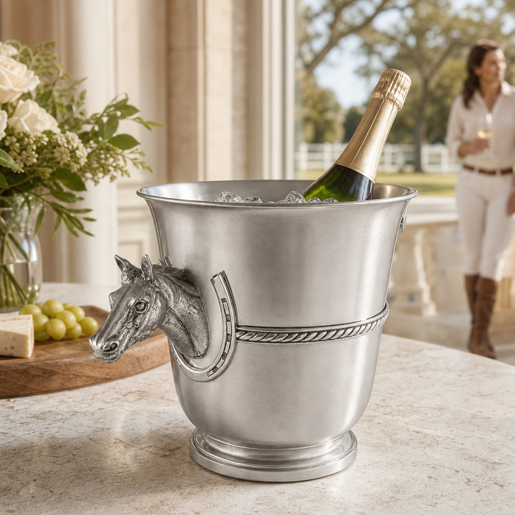 Horse Head Champagne Bucket 7