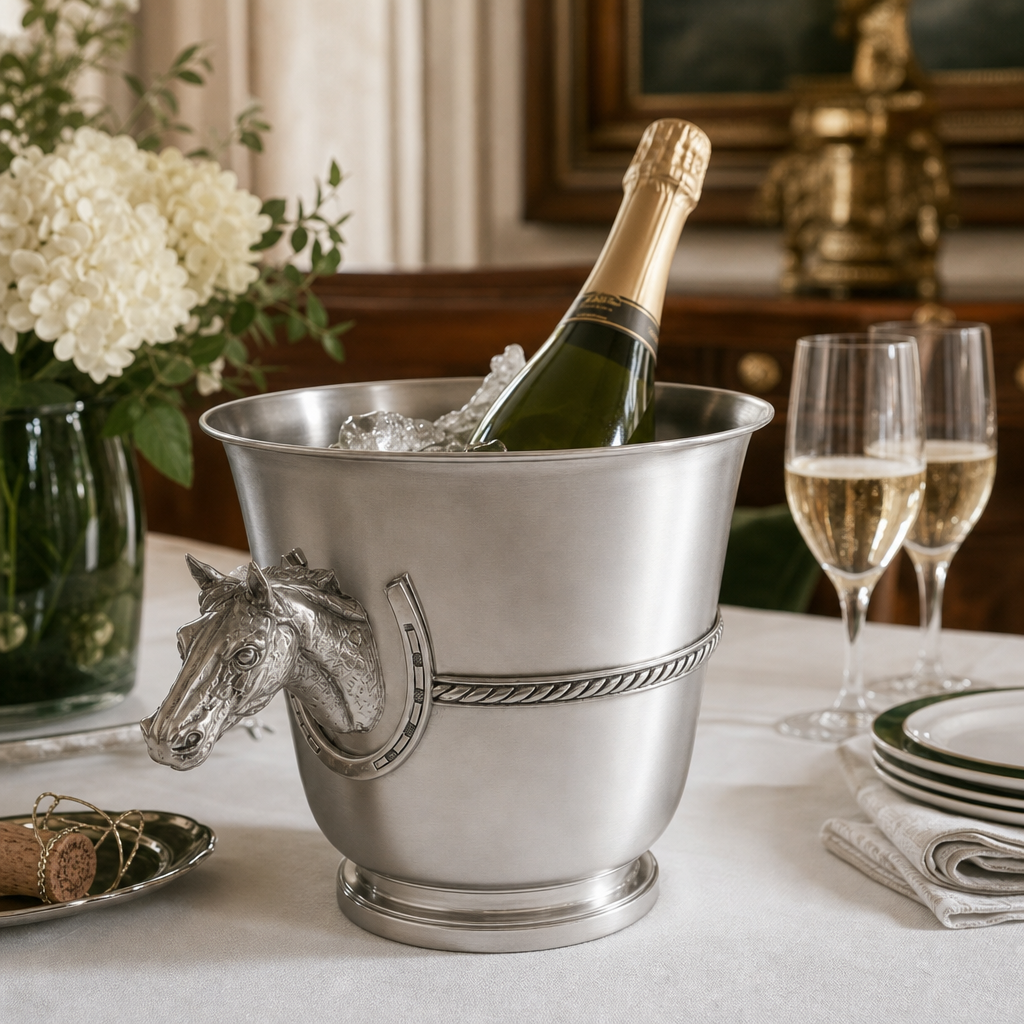 Horse Head Champagne Bucket 6