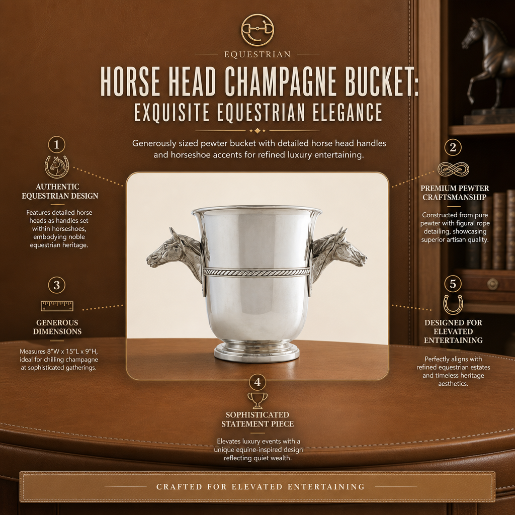 Horse Head Champagne Bucket 9