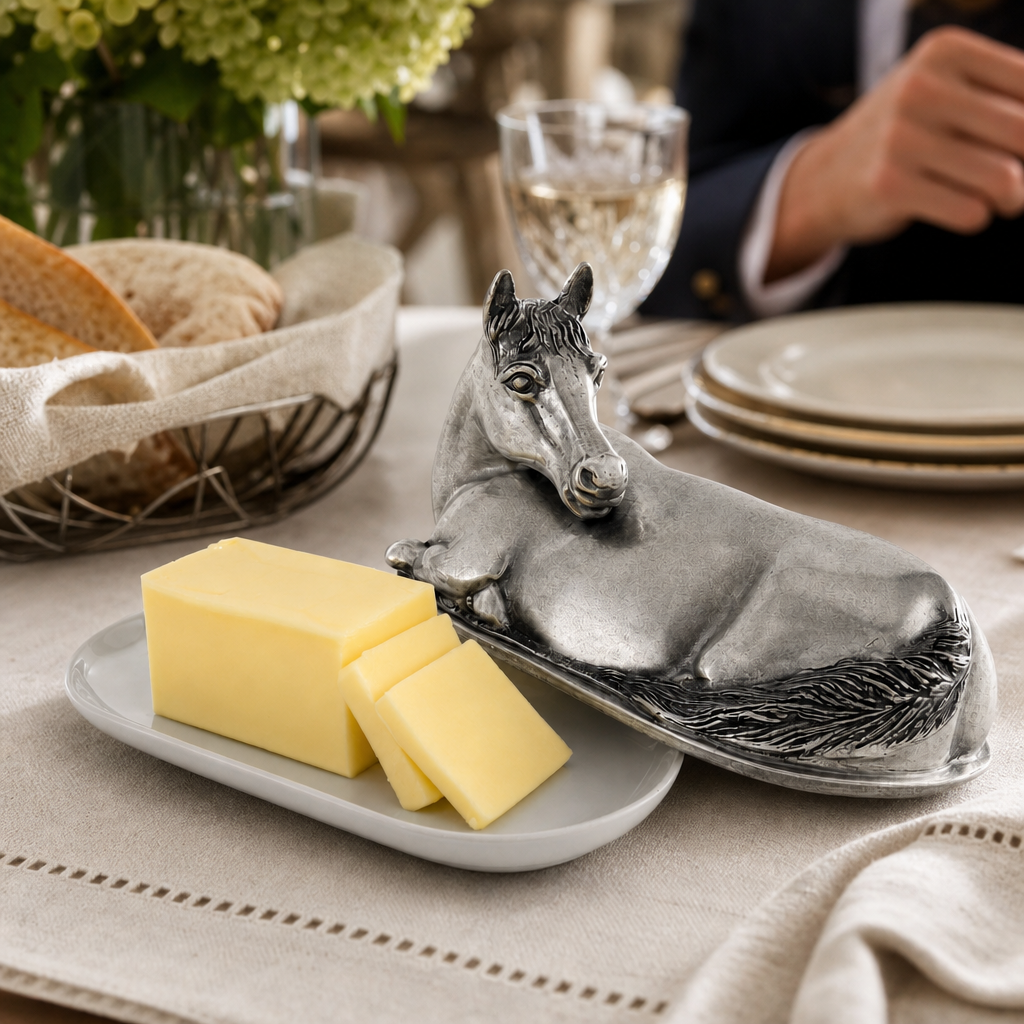 Horse Butter Dish 4
