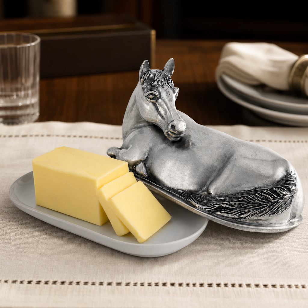 Horse Butter Dish 2