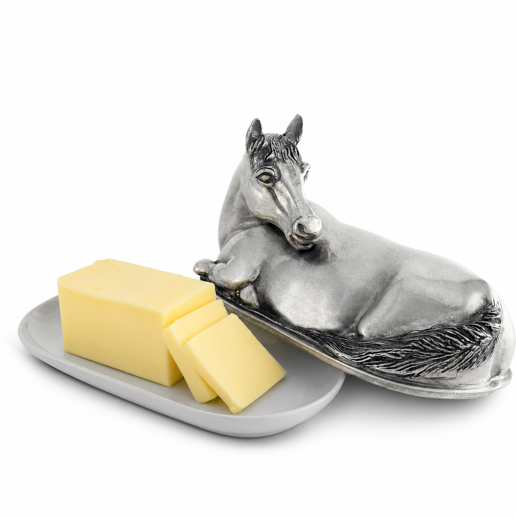 Horse Butter Dish 1