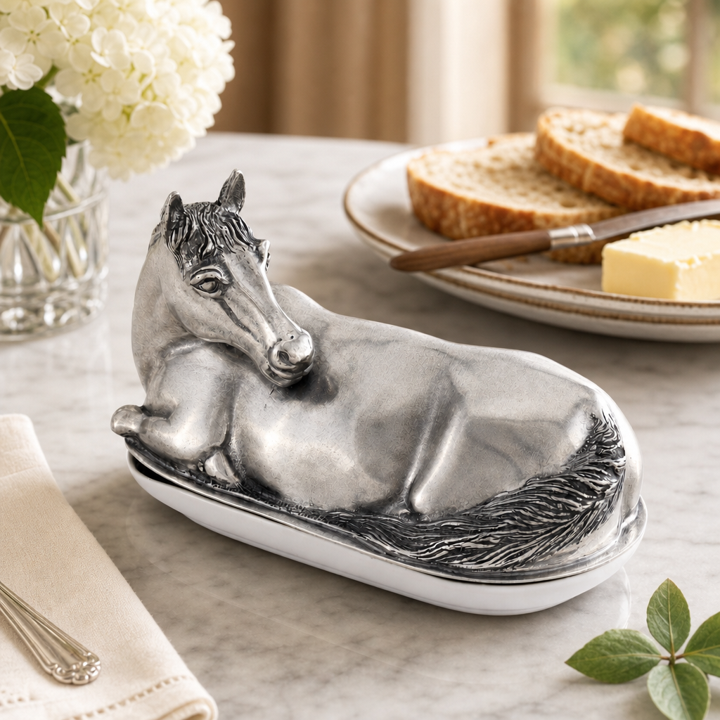 Horse Butter Dish 5