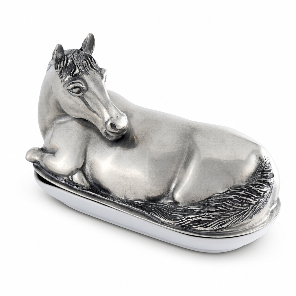 Horse Butter Dish 11