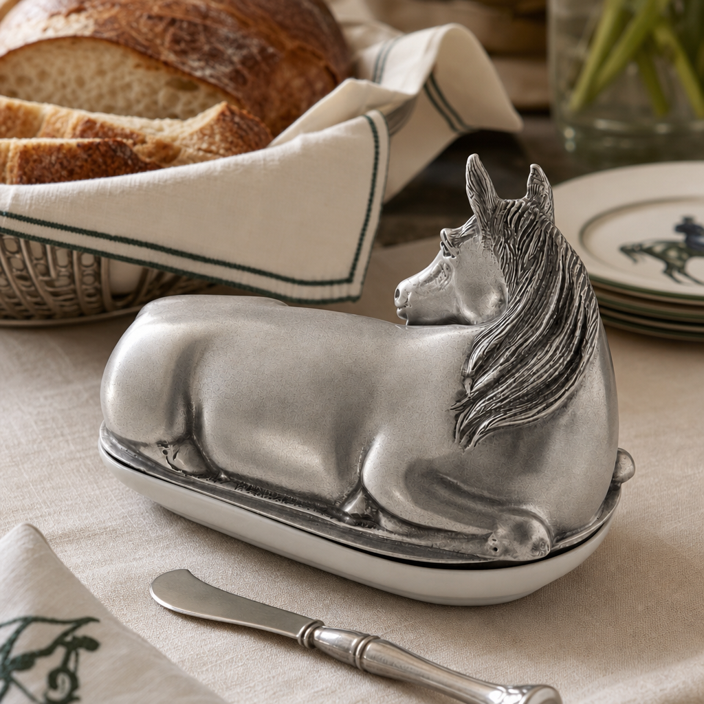 Horse Butter Dish 6