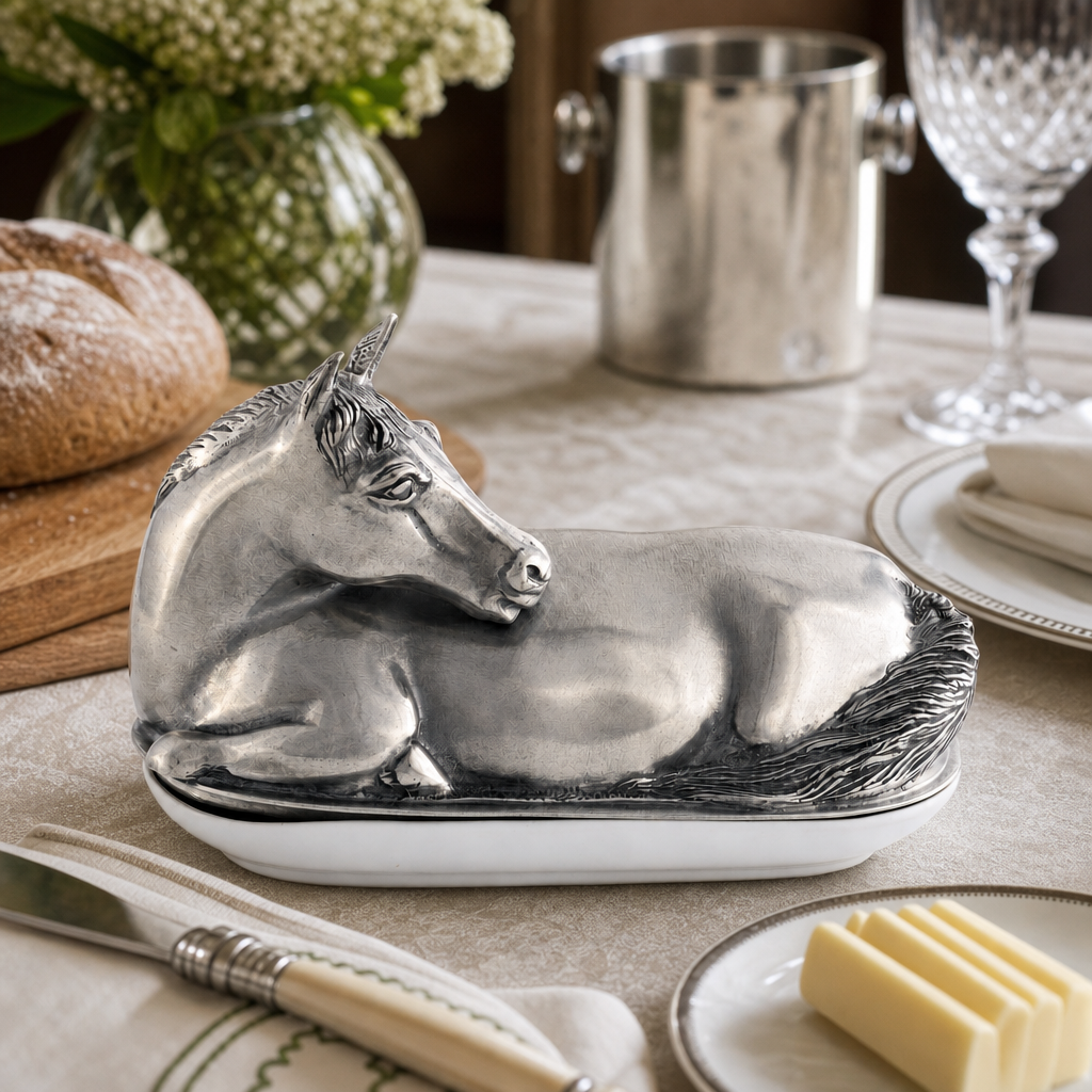 Horse Butter Dish 7