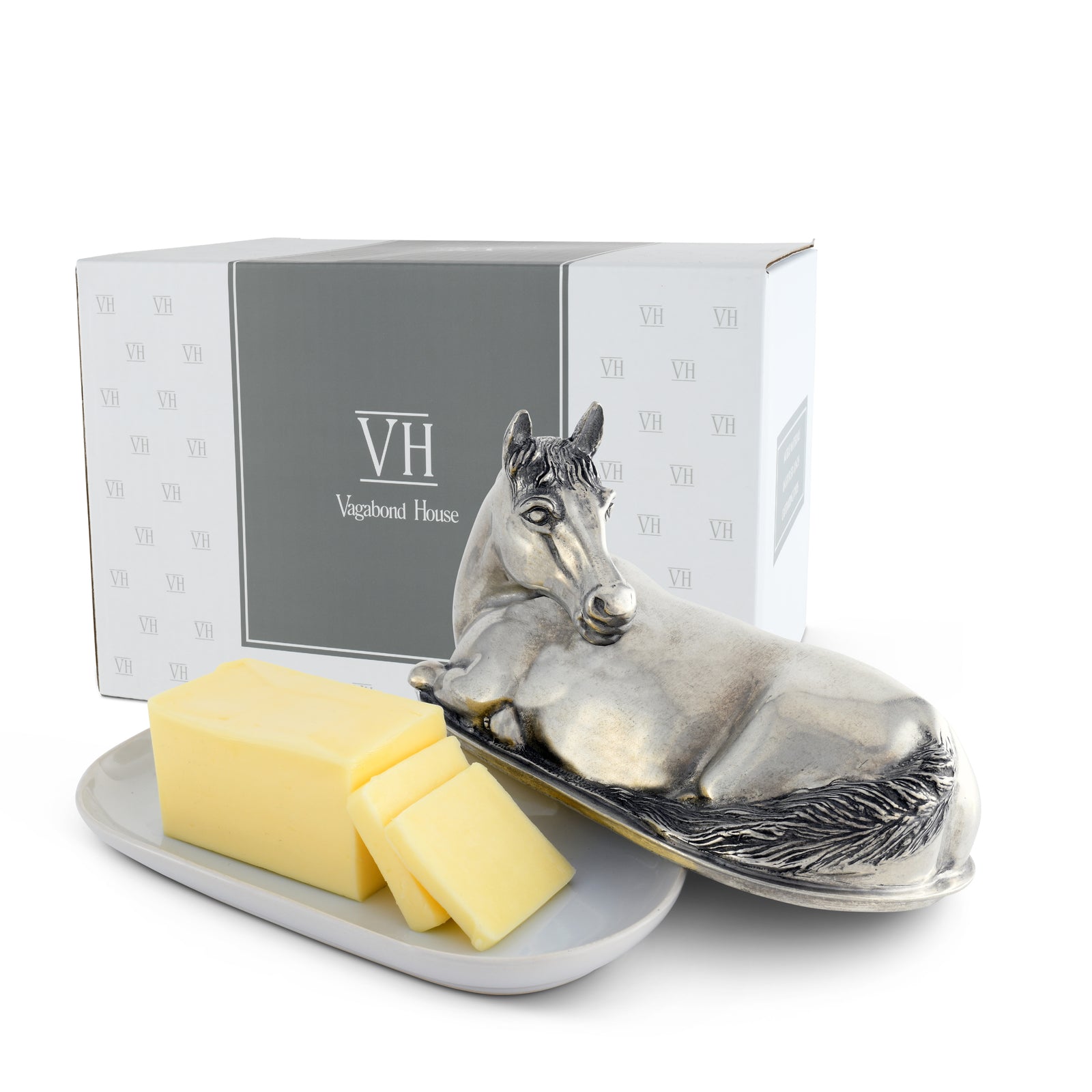 Horse Butter Dish 8