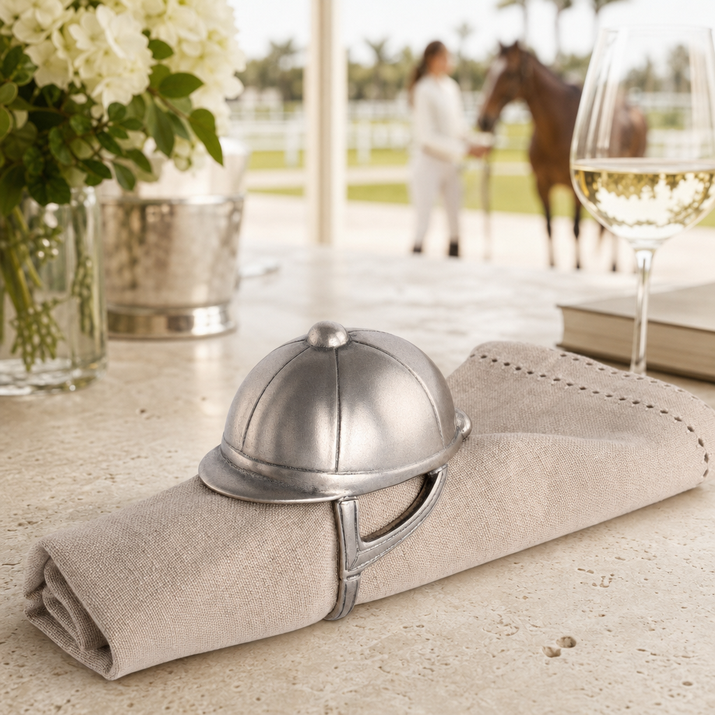 Riding Hat Napkin Ring 7