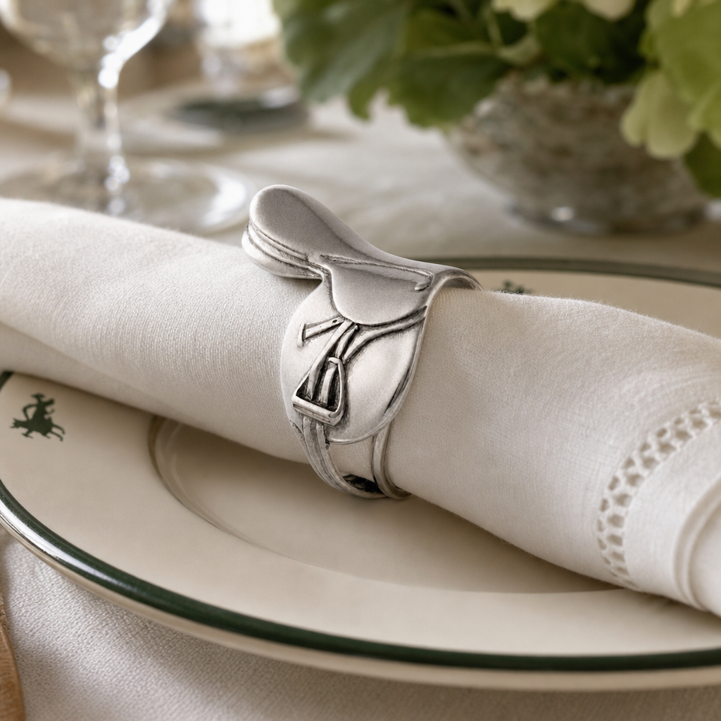English Saddle Napkin Rings 4
