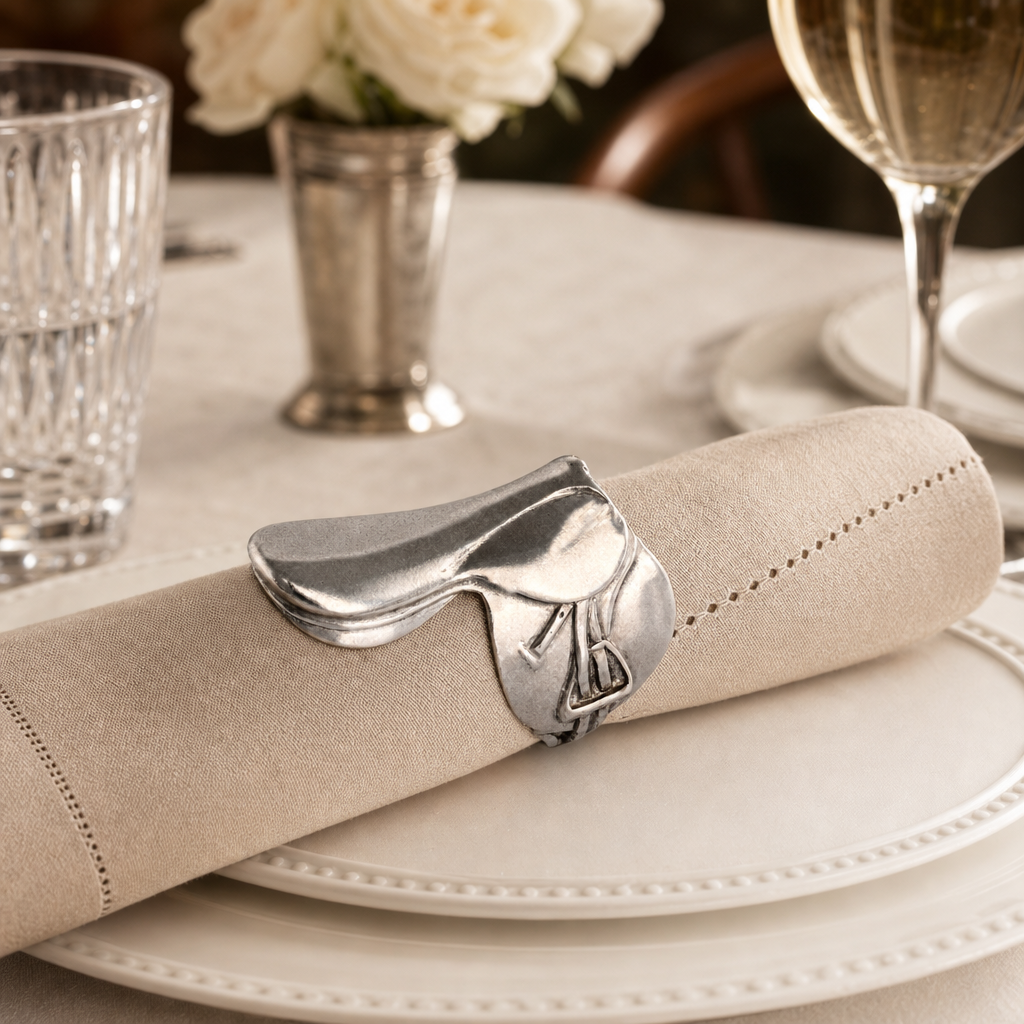 English Saddle Napkin Rings 5