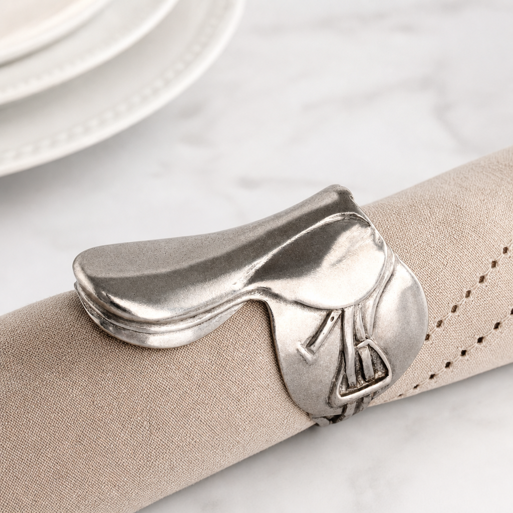 English Saddle Napkin Rings 10