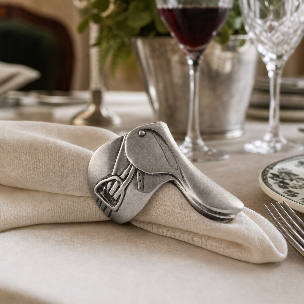 English Saddle Napkin Rings 7