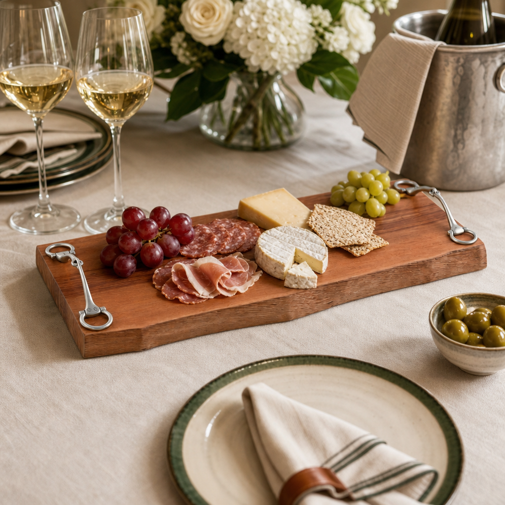 Stirrup Handle Charcuterie Board 5