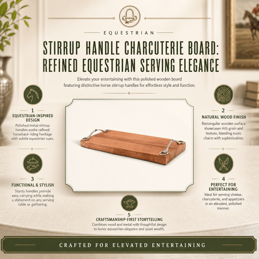 Stirrup Handle Charcuterie Board 8