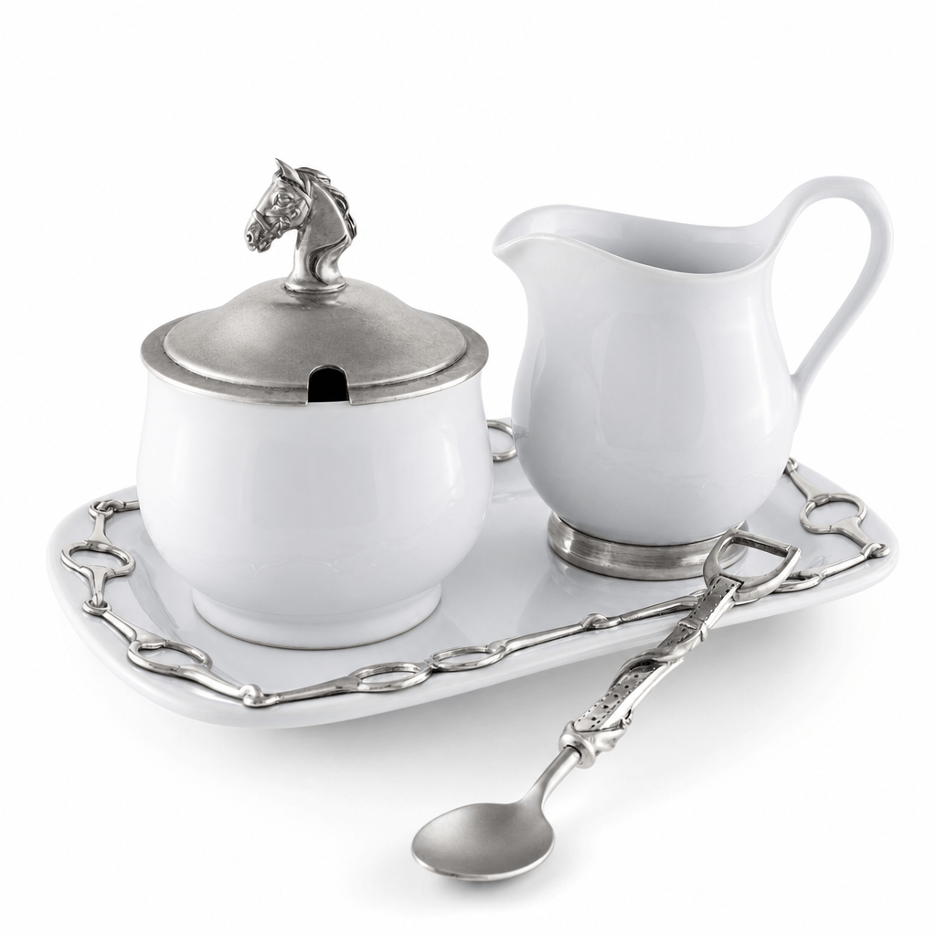 Equestrian Sugar and Creamer Set 1