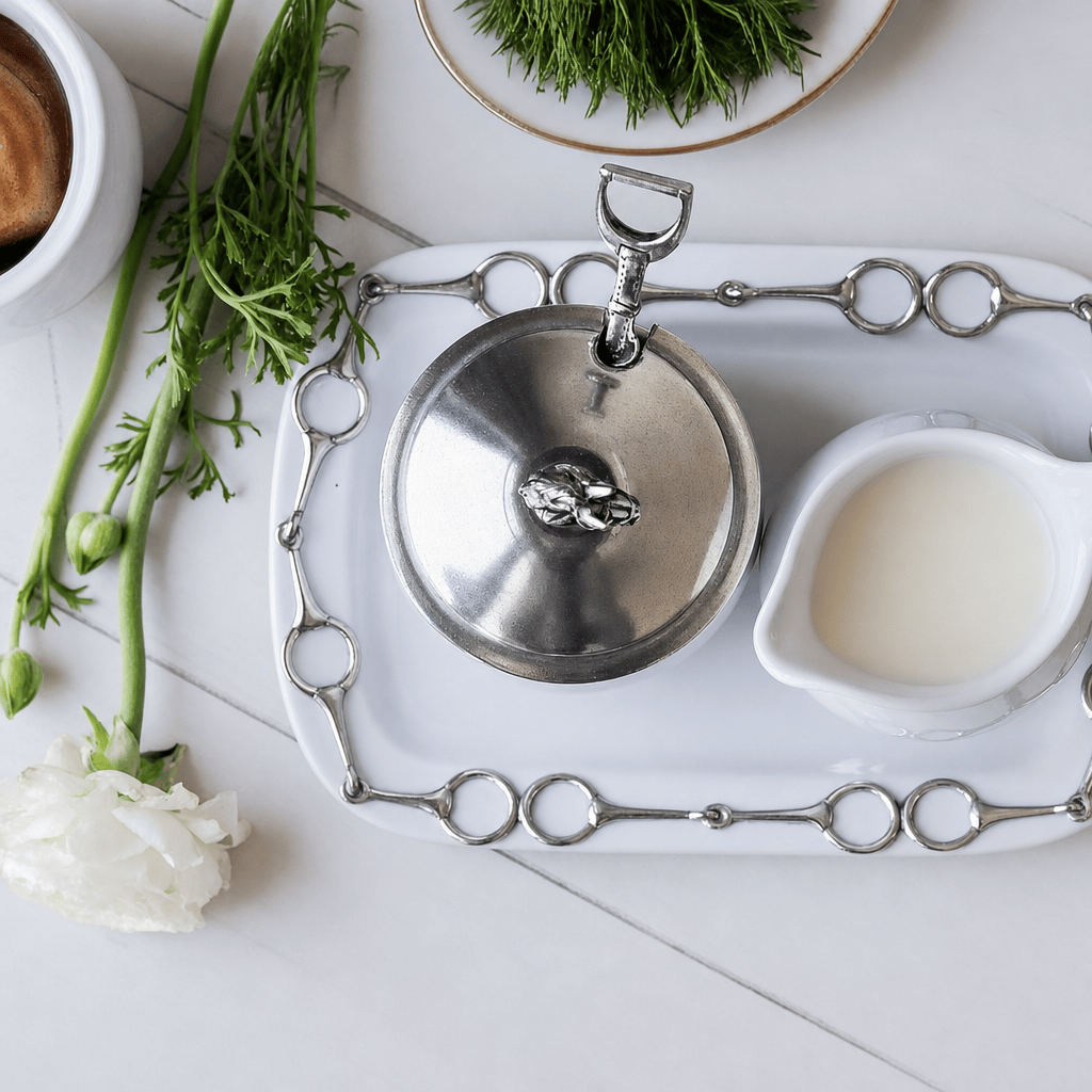 Equestrian Sugar and Creamer Set 8