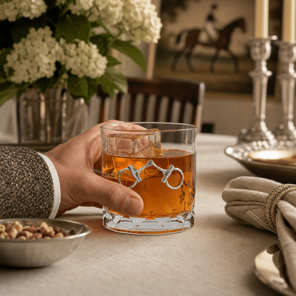 Bit Hatched Highball Glass 4