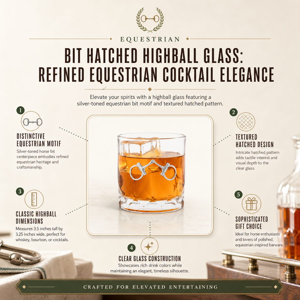 Bit Hatched Highball Glass 9