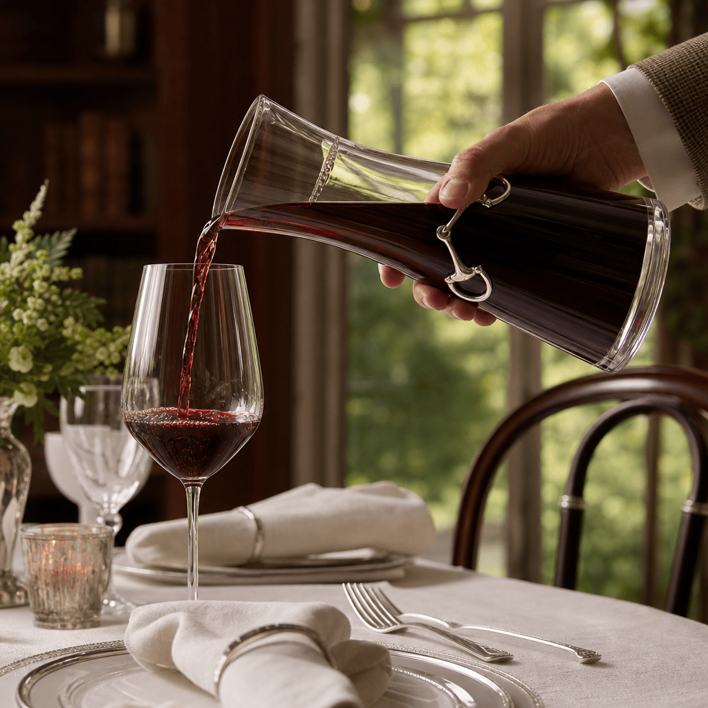Equestrian Bit Wine Carafe 4