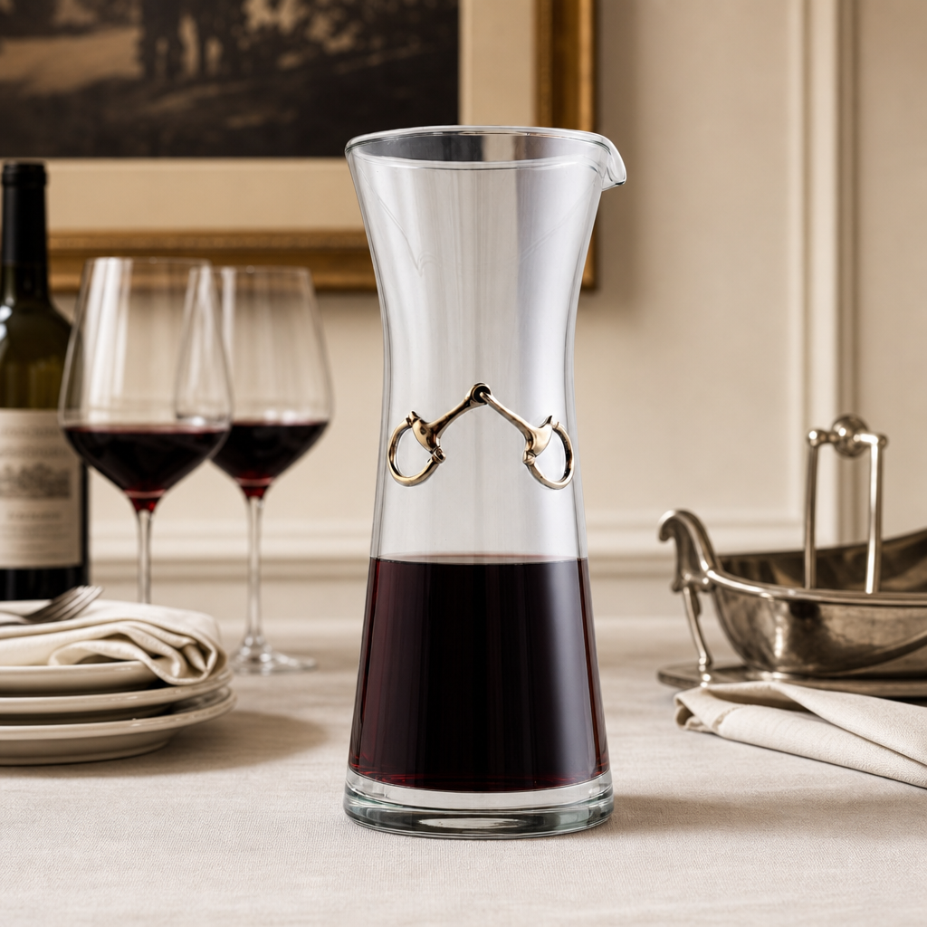 Equestrian Bit Wine Carafe 3