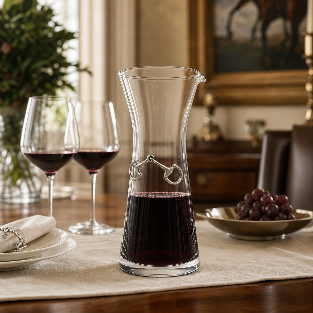 Equestrian Bit Wine Carafe 6